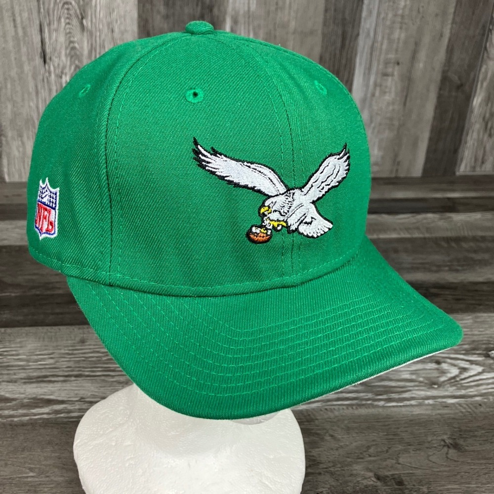 New Era 9FIFTY Philadelphia Eagles Snapback Hat Kelly Green Throwback NFL Cap